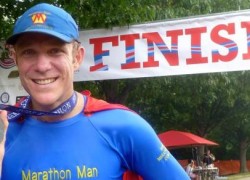 Australia's Marathon Man Trent Morrow chasing the World Record for the most marathons in twelve months; marathonman; running man; hall of fame city challenge marathon
